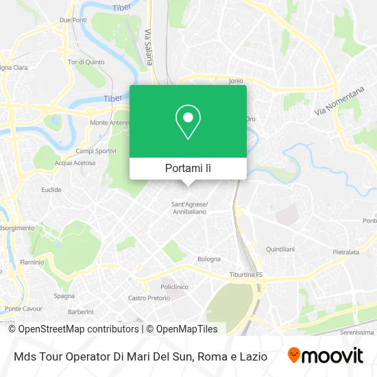 Mappa Mds Tour Operator Di Mari Del Sun