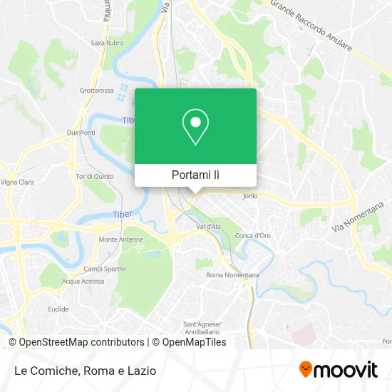 Mappa Le Comiche