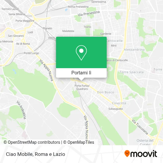 Mappa Ciao Mobile