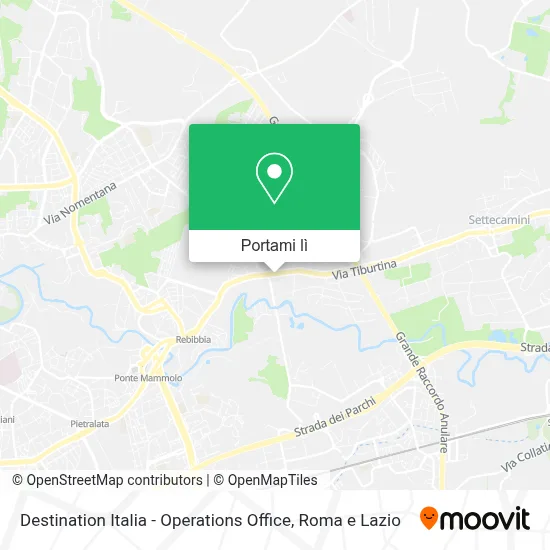Mappa Destination Italia - Operations Office