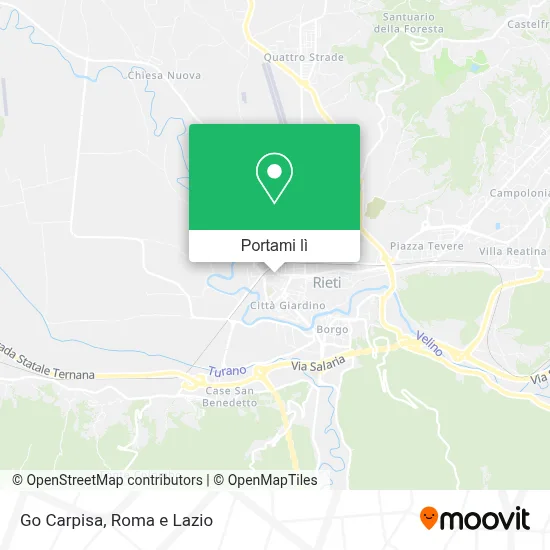 Mappa Go Carpisa