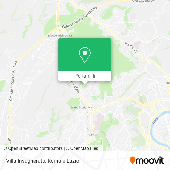 Mappa Villa Insugherata
