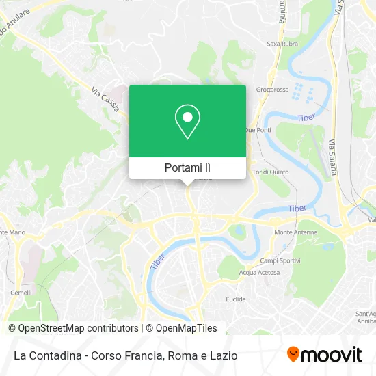 Mappa La Contadina - Corso Francia