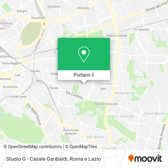 Mappa Studio G - Casale Garibaldi