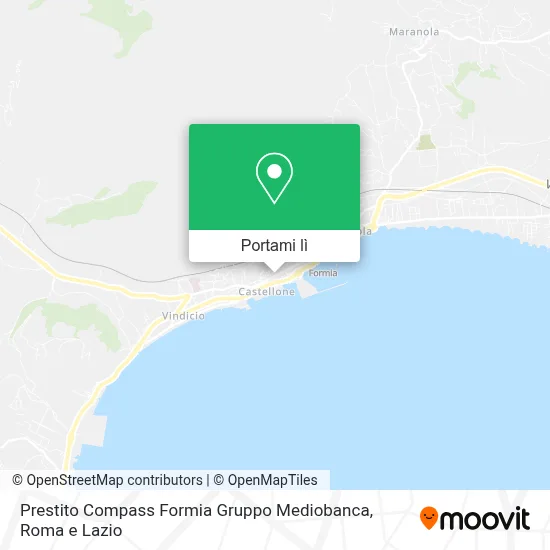 Mappa Prestito Compass Formia Gruppo Mediobanca