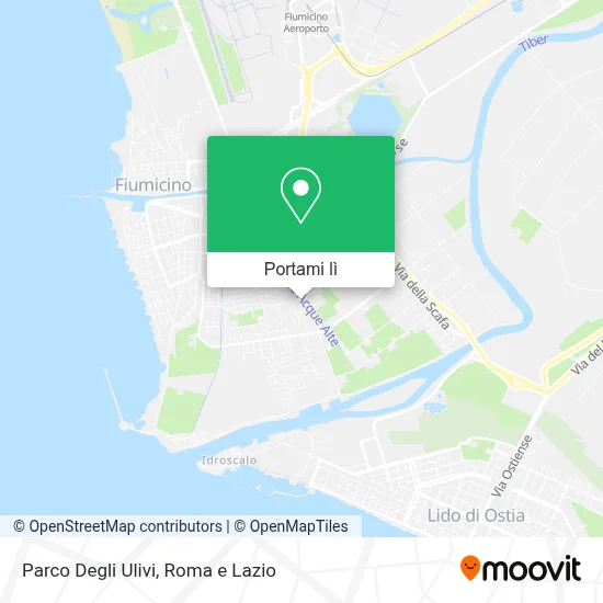 Mappa Parco Degli Ulivi