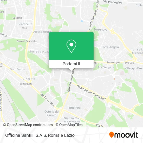 Mappa Officina Santilli S.A.S
