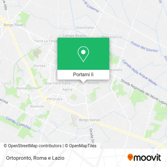 Mappa Ortopronto
