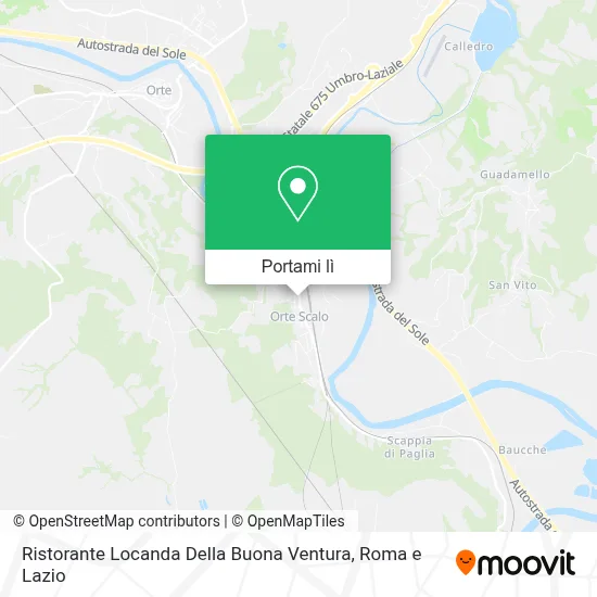 Mappa Ristorante Locanda Della Buona Ventura