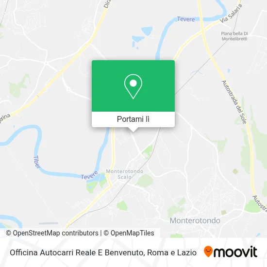 Mappa Officina Autocarri Reale E Benvenuto