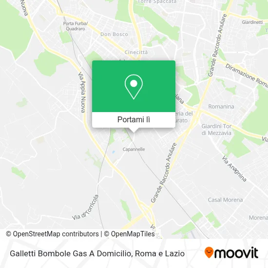Mappa Galletti Bombole Gas A Domicilio