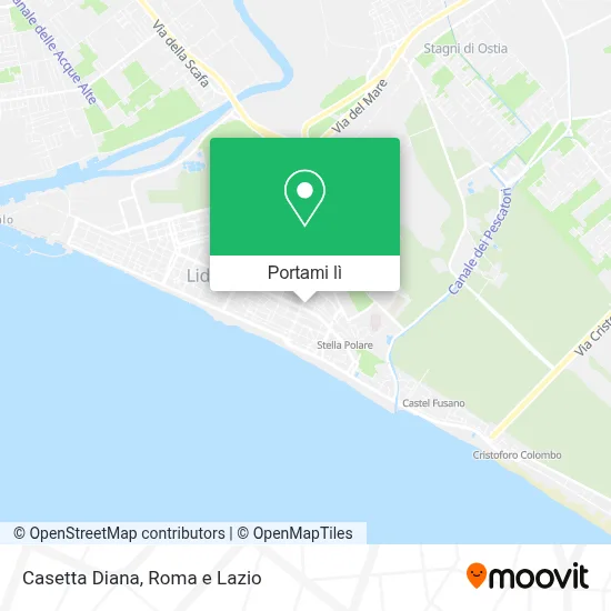 Mappa Casetta Diana