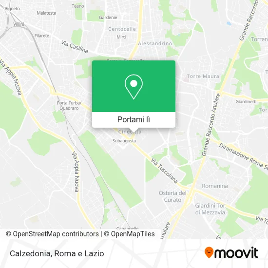 Mappa Calzedonia