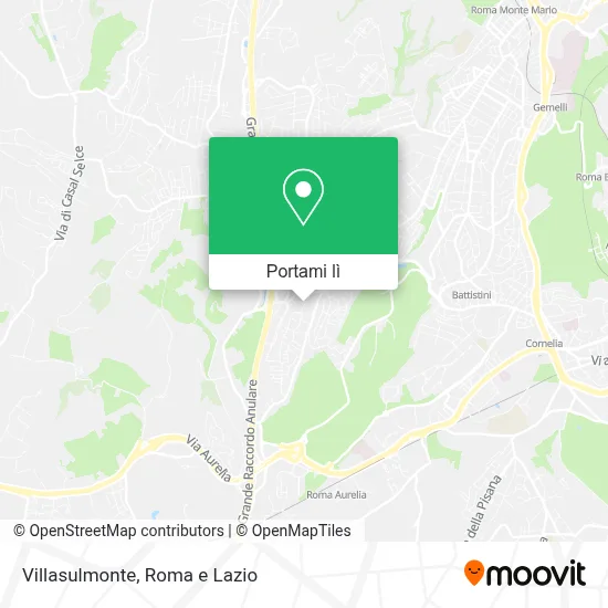 Mappa Villasulmonte