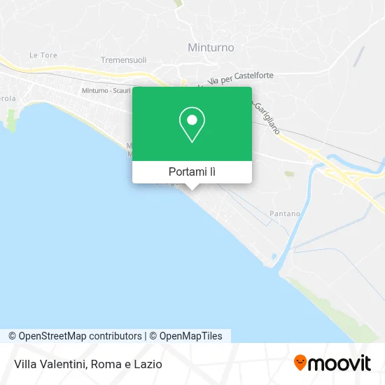 Mappa Villa Valentini