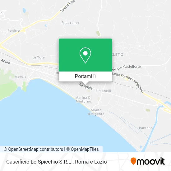 Mappa Caseificio Lo Spicchio S.R.L.