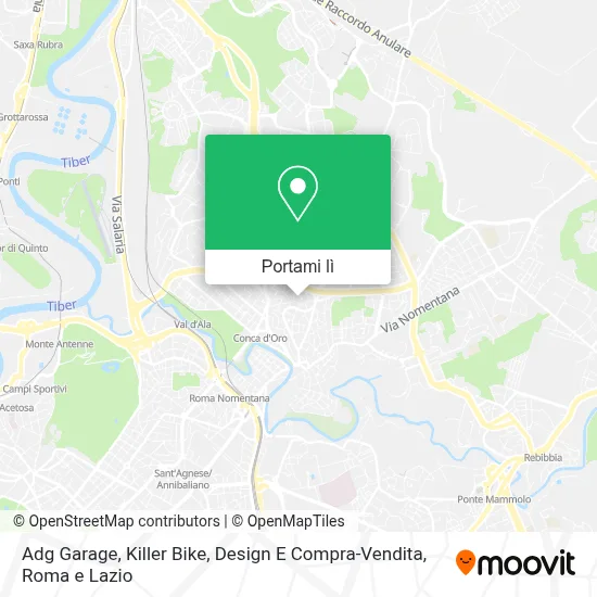 Mappa Adg Garage, Killer Bike, Design E Compra-Vendita