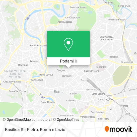 Mappa Basilica St. Pietro