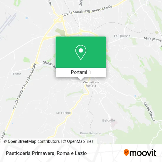 Mappa Pasticceria Primavera