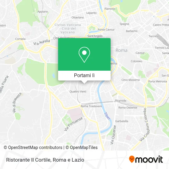 Mappa Ristorante Il Cortile