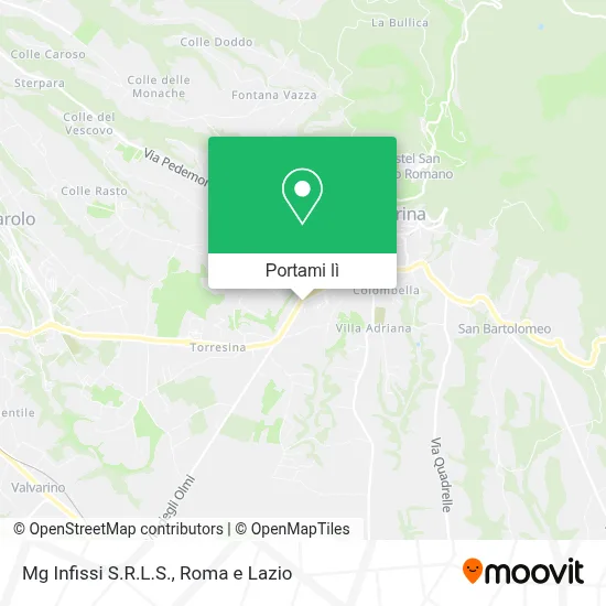 Mappa Mg Infissi S.R.L.S.
