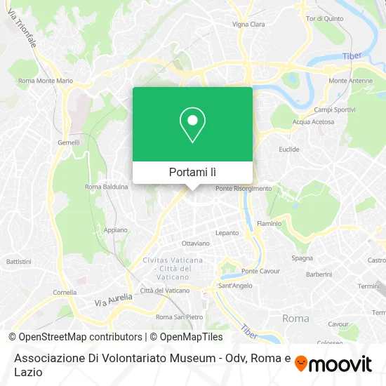 Mappa Associazione Di Volontariato Museum - Odv