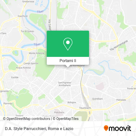 Mappa D.A. Style Parrucchieri