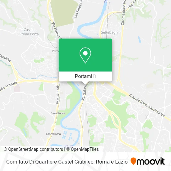 Mappa Comitato Di Quartiere Castel Giubileo