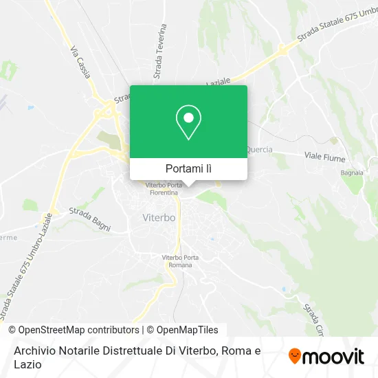 Mappa Archivio Notarile Distrettuale Di Viterbo