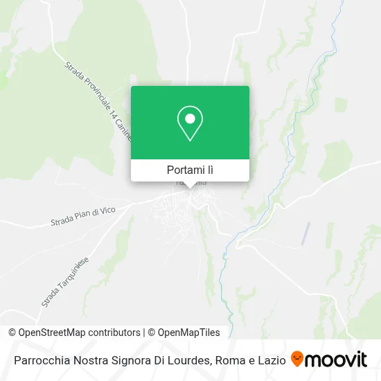 Mappa Parrocchia Nostra Signora Di Lourdes