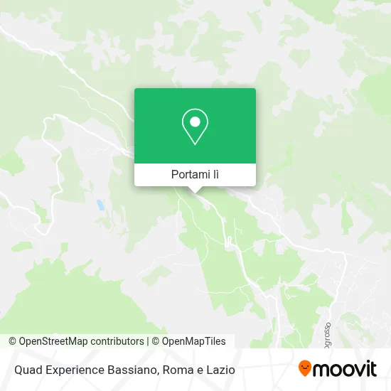 Mappa Quad Experience Bassiano
