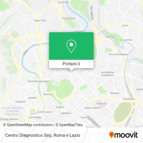 Mappa Centro Diagnostico Sirp