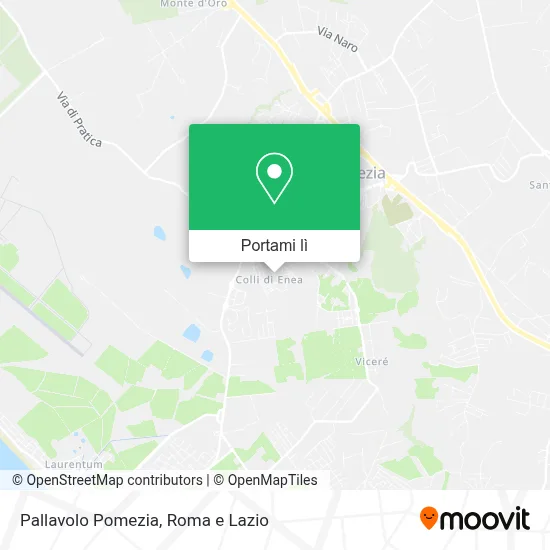 Mappa Pallavolo Pomezia