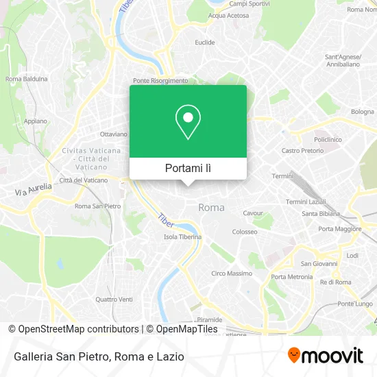 Mappa Galleria San Pietro