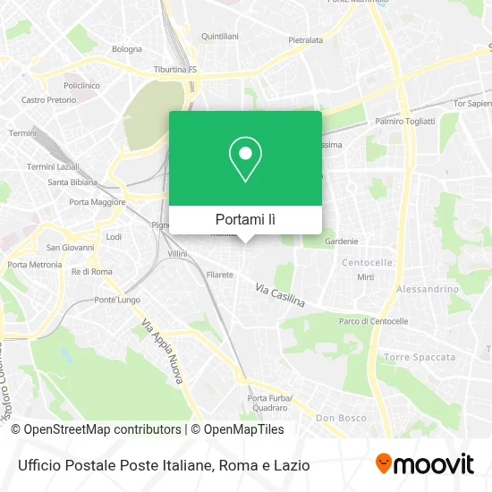Mappa Ufficio Postale Poste Italiane