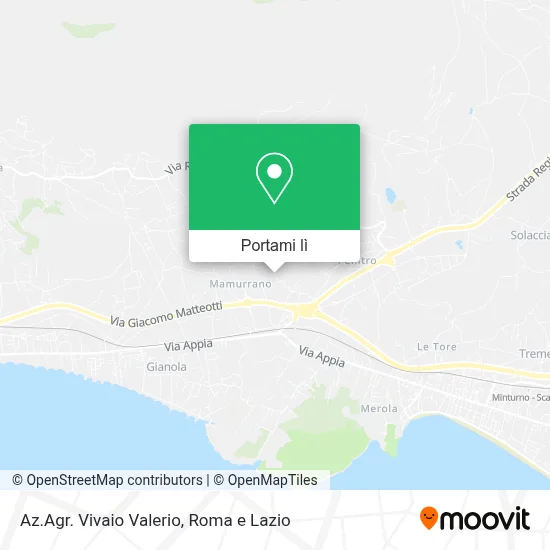 Mappa Az.Agr. Vivaio Valerio