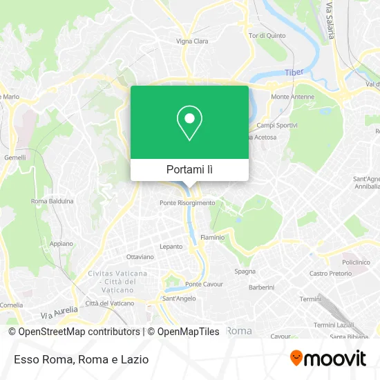 Mappa Esso Roma