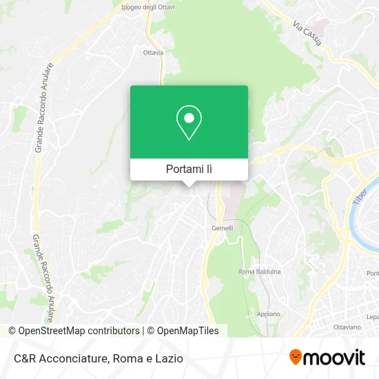 Mappa C&R Acconciature