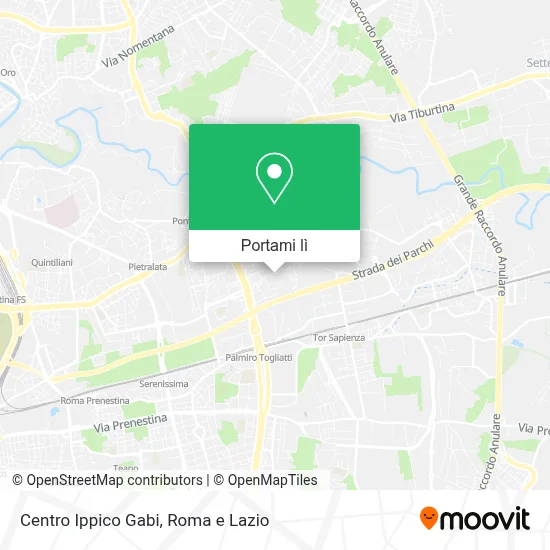 Mappa Centro Ippico Gabi