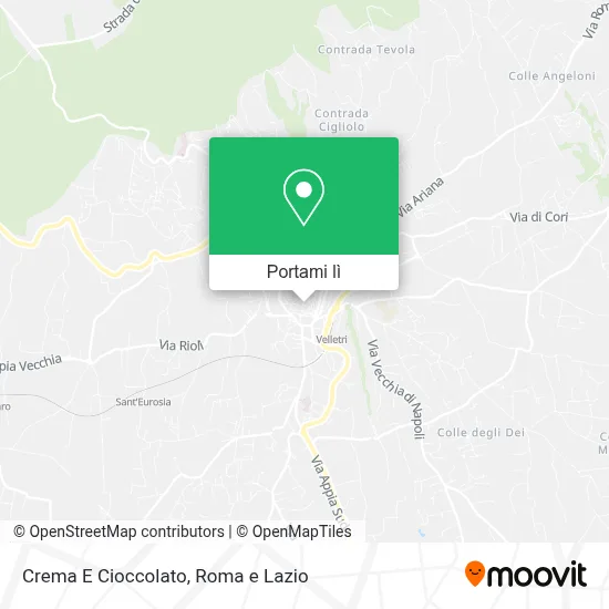 Mappa Crema E Cioccolato