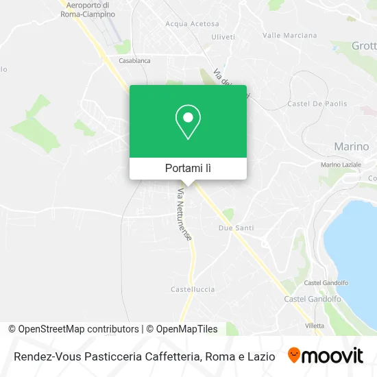 Mappa Rendez-Vous Pasticceria Caffetteria