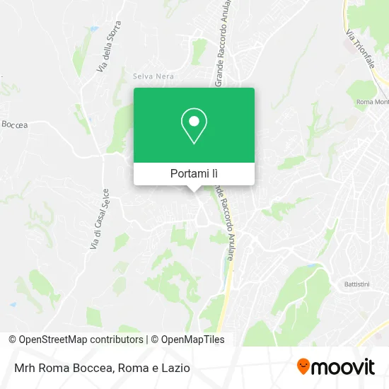 Mappa Mrh Roma Boccea