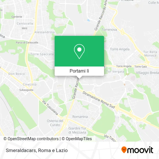 Mappa Smeraldacars