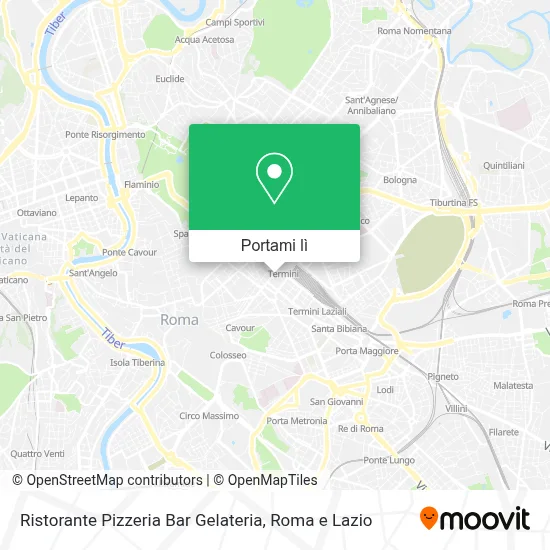Mappa Ristorante Pizzeria Bar Gelateria