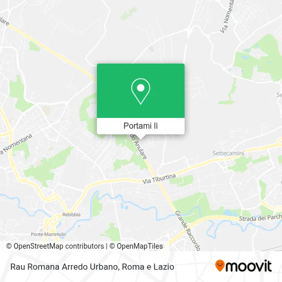 Mappa Rau Romana Arredo Urbano
