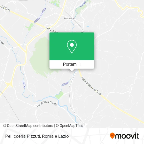 Mappa Pellicceria Pizzuti