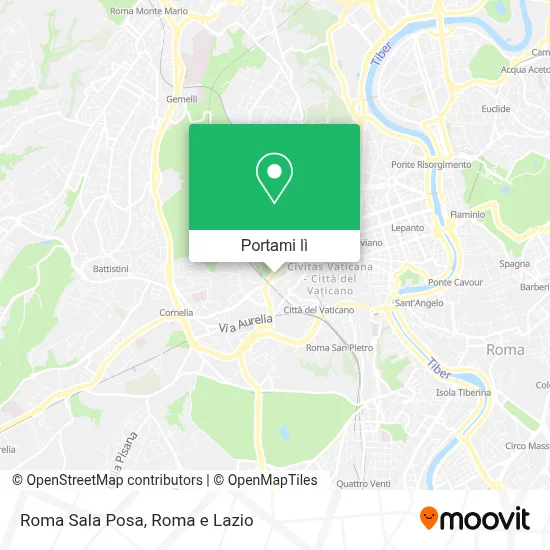 Mappa Roma Sala Posa