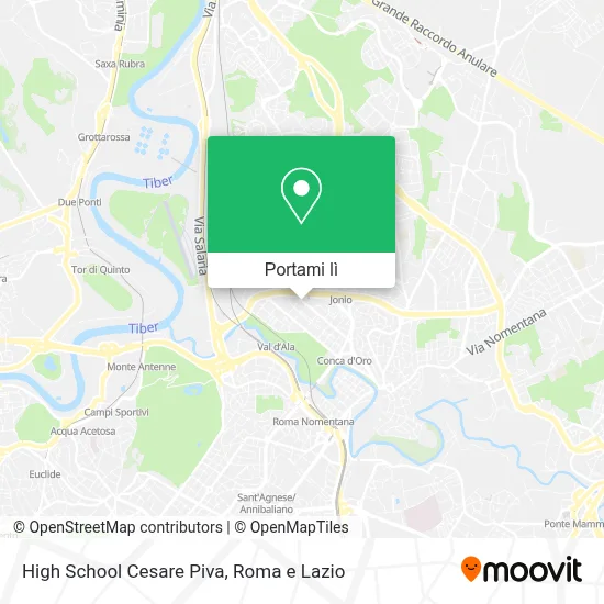 Mappa High School Cesare Piva