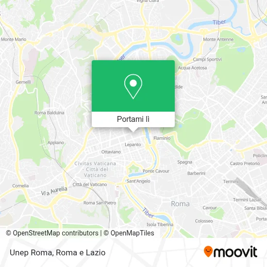 Mappa Unep Roma
