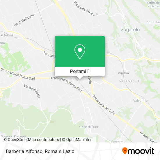 Mappa Barberia Alfonso